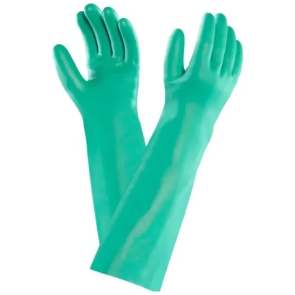 Luva Nitrílica Longa 46CM Super Safety Nitrile Long CA 40506