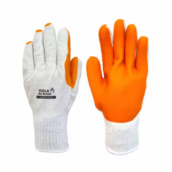 Luva Emborrachada Orange Smart Volk CA 46816