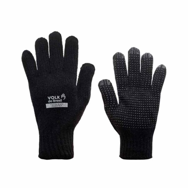 Luva Volk Cotton Black Com Pigmento Tam 10/G CA 36347