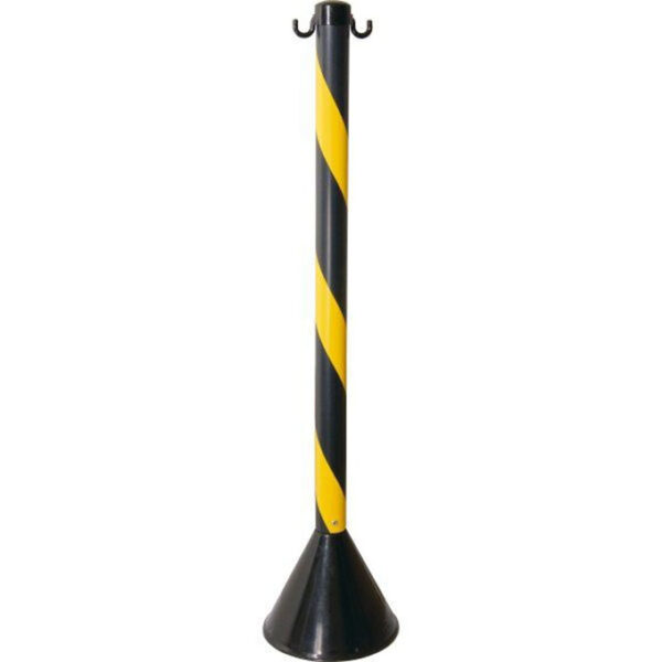 Pedestal Sinalizacao Zebrado 90cm - Kteli