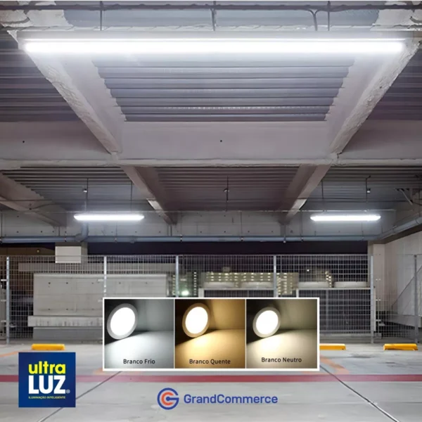 Lâmpada Led 18w Tubular T8 120cm 6500k Branco Frio Bivolt - Image 2