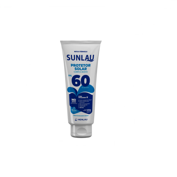 Protetor Solar FPS 60 Sunlau frasco 120g