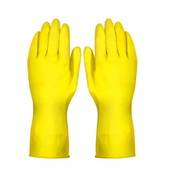 Luva de Latex Amarela Tamanho 10 Plastcor Ca 34141