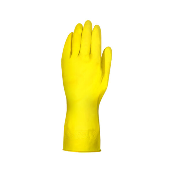 Luva de Latex Amarela Tamanho 9 LTX 700 Plastcor CA 34141 - Image 3