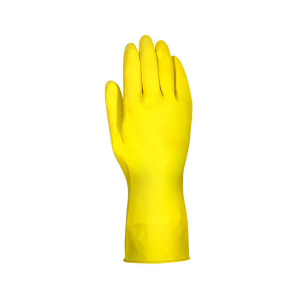 Luva de Latex Amarela Tamanho 9 LTX 700 Plastcor CA 34141 - Image 2