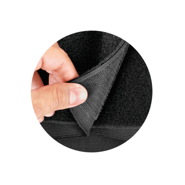 Cinta Ergonômica Preta Ajustável para Sustentação Lombar - Imagem 4