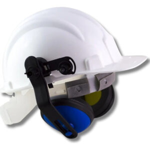 CAPACETE BRANCO COM ABAFADOR CONJUGADO 16DB PLASTCOR CA31469