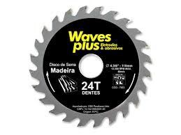 DISCO DE SERRA  WAVES PLUS MADEIRA 24D