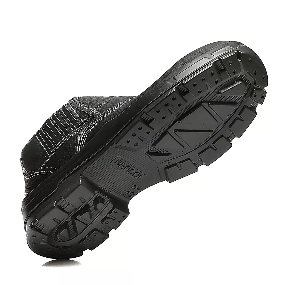 BOTINA DE SEGURANÇA BRACOL VAQUETA BICO DE PVC CA 42016 - Imagem 2