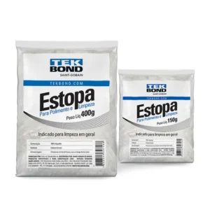 ESTOPA BRANCA LIMPEZA 150 GR - TECBOND