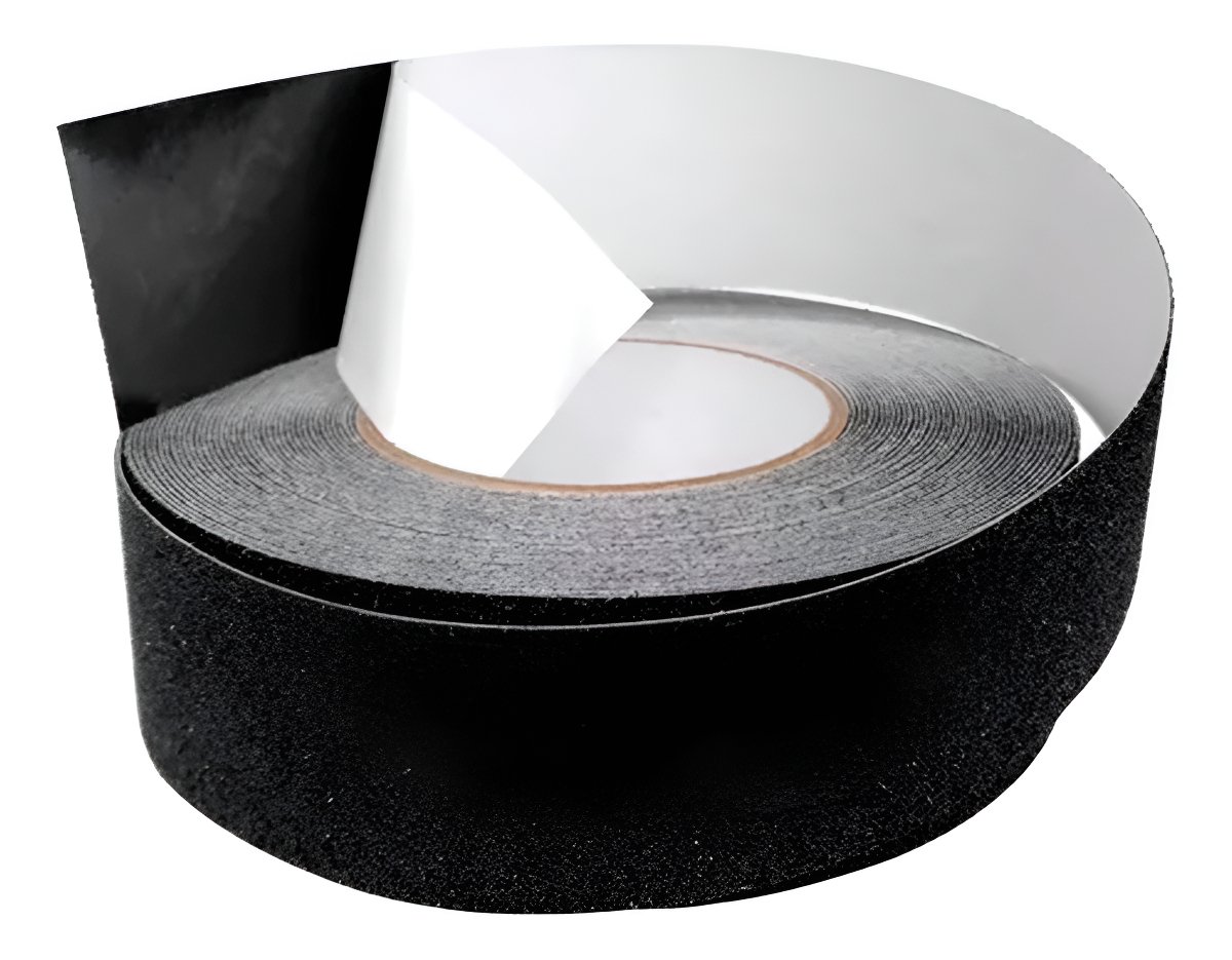 FITA ANTIDERRAPANTE PRETA 50MM X 30M - PLASTCOR PRETO - Imagem 2