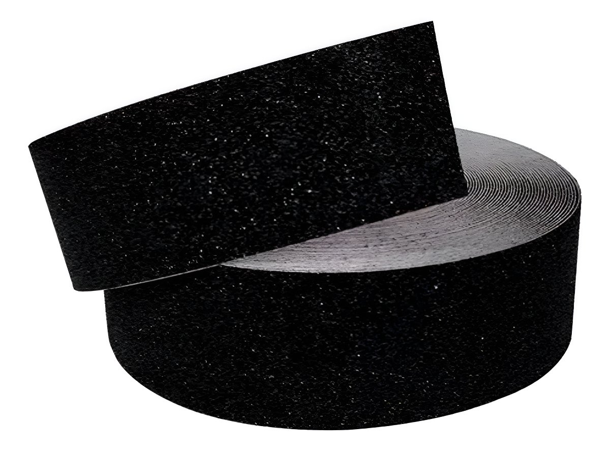 FITA ANTIDERRAPANTE PRETA 50MM X 30M - PLASTCOR PRETO - Imagem 5