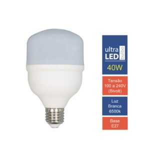 LAMPADA BULBO SUPER LED 40W BIVOLT 6500K