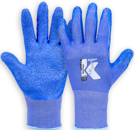 LUVA ANTIDERRAPANTE KALIPSO BLUE FLEX TAM-G/09. - Imagem 4