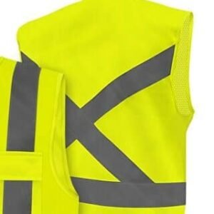 COLETE REFLETIVO KALIPSO SEM BOLSO AMARELO