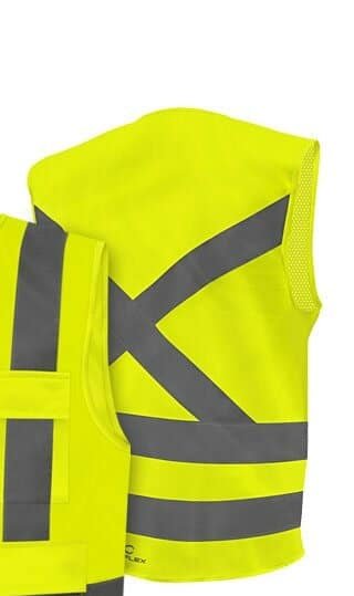 COLETE REFLETIVO KALIPSO SEM BOLSO AMARELO
