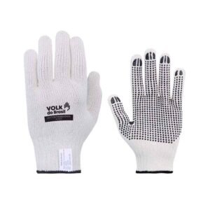 LUVA PIGMENTADA VOLK COTTON BRANCA C A - 36347