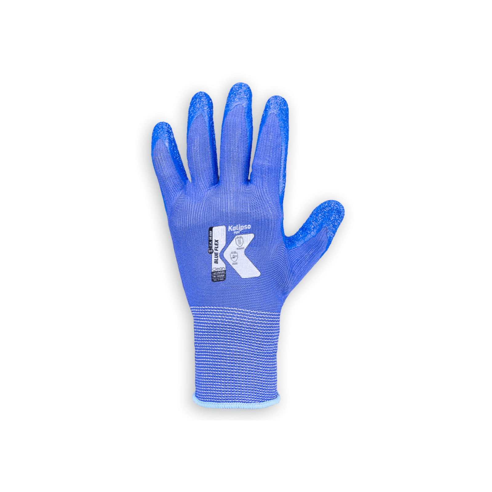 LUVA ANTIDERRAPANTE KALIPSO BLUE FLEX TAM-G/09. - Imagem 2